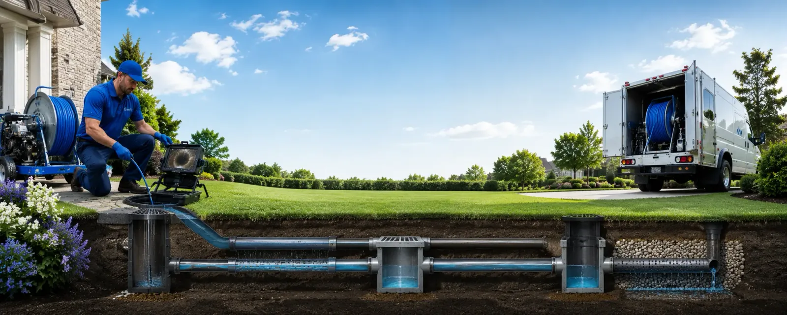 Outdoor drain cleaning information for Worden, MT